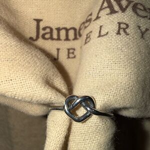 James Avery Sterling Silver Heart Knot Ring